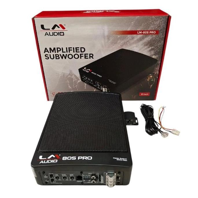 Promo Subwoofer kolong LM AUDIO LM-80S PRO subwoofer kolong 8 inch lm audio Diskon