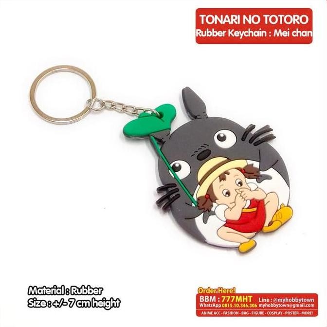 Gantungan kunci Tonari no Totoro : Totoro and Mei-chan