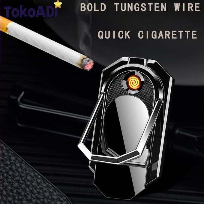 KAORU- Korek Api Elektrik Ring holder handphone USB Charger Multifungsi