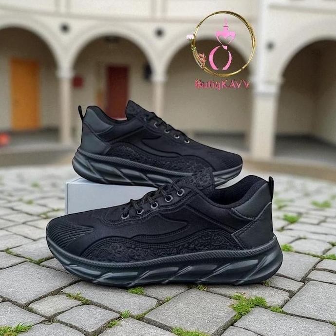 Sepatu Olahraga Bhayangkari Edition Full Hitam