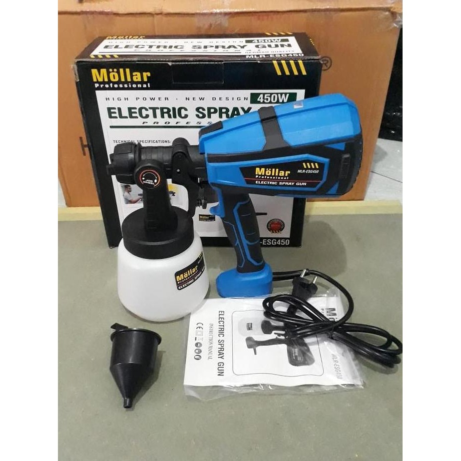 Promo Mollar Esg450 Spray Gun Listrik / Electric Spraygun / Spray Elektrik Cod