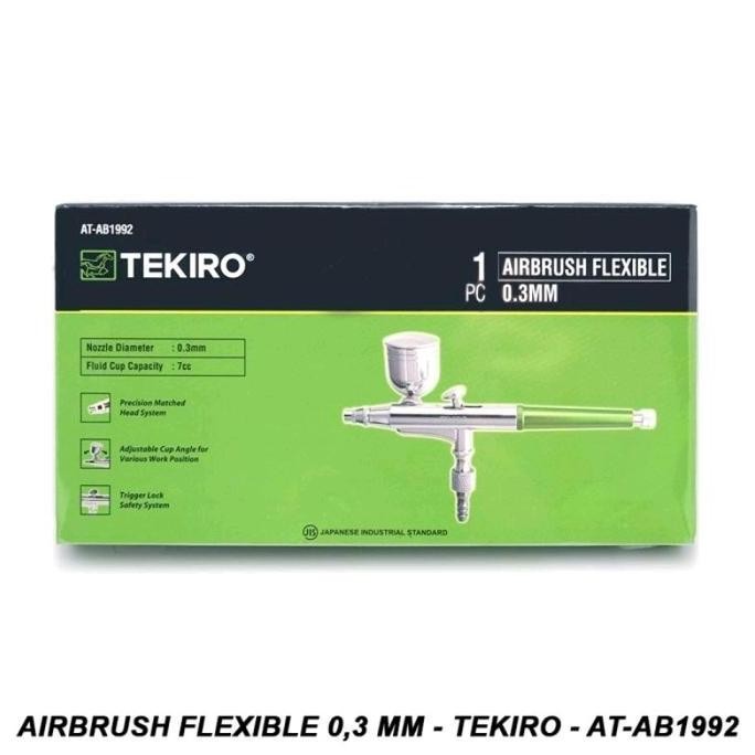 Promo Air Brush Tekiro Airbrush Flexible Kit Paint Spray Cat Lukis Spet Air Pen Brush 0.3 Mm At-Ab19