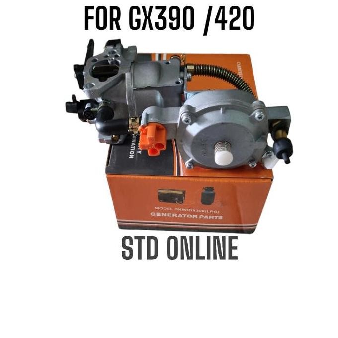 Promo Gx390 Conventer Carbulator Gas Lpg Gx 390 Cod