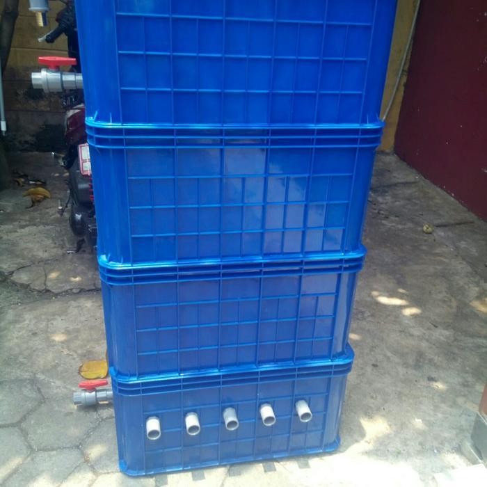 Filter kolam / Trickle filter ukuran jumbo 4 susun