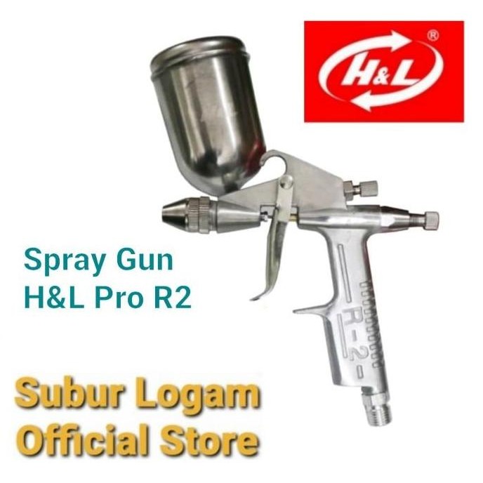 Promo Spraygun H&L Pro R2 Tabung Atas Spray Gun Cat Paint Air Brush Hl Cod