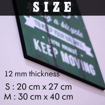 DE101 >> Mantra Kunto Aji Poster Kayu Hiasan Pajangan Dinding Rumah Frame Gantungan Frame