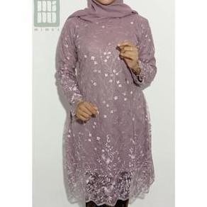 Promo Kebaya/ kebaya malaysia/ kebaya tunik/ kebaya murah Batik Dress Pesta Wisuda Wanita Tile Panja