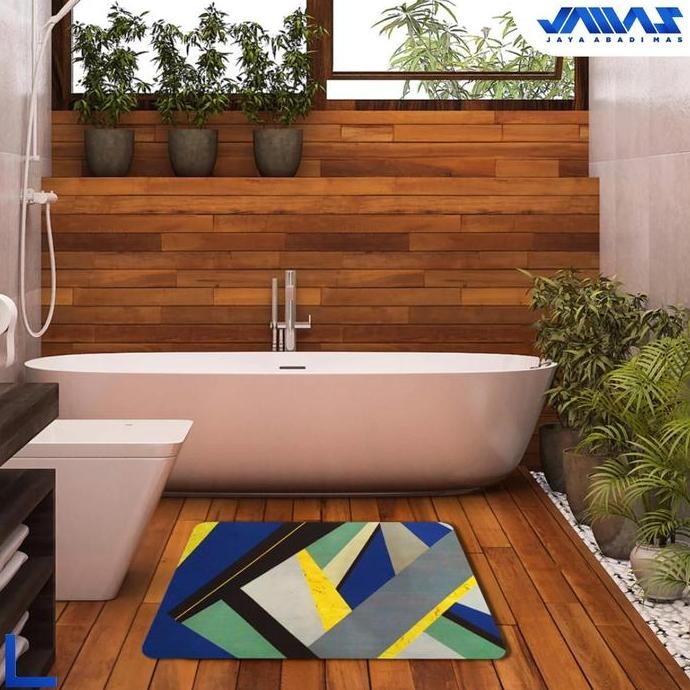 Keset Diatomite Menyerap Air Anti Slip Ukuran 40X60