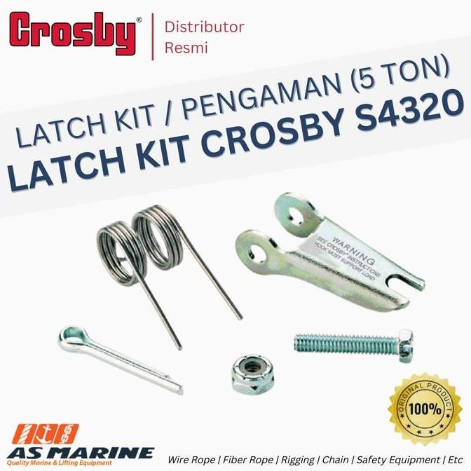 Crosby Latch Kit S4320 5 Ton Alloy