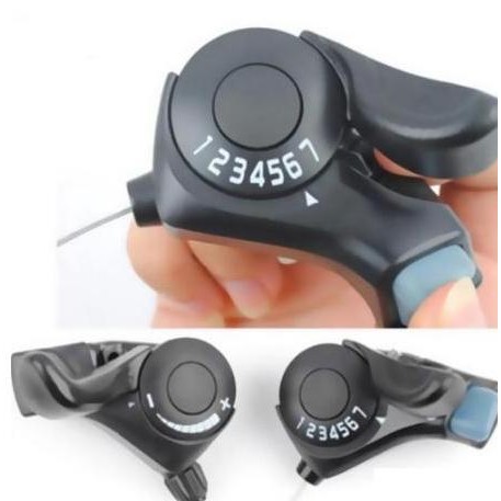 Shimano Shifter 7 speed Thumb Gear 3x7 Shift Lever Set