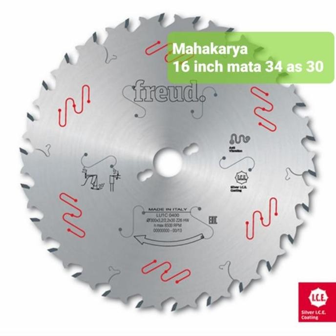 Freud/Table Saw/16" Mata 34/Gergaji Kayu/Sircular Saw