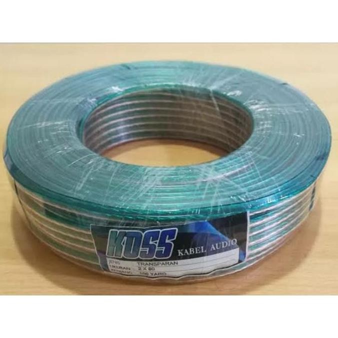 KABEL LISTRIK SERABUT / KABEL LISTRIK TRASNPARAN KOSS 2x50,