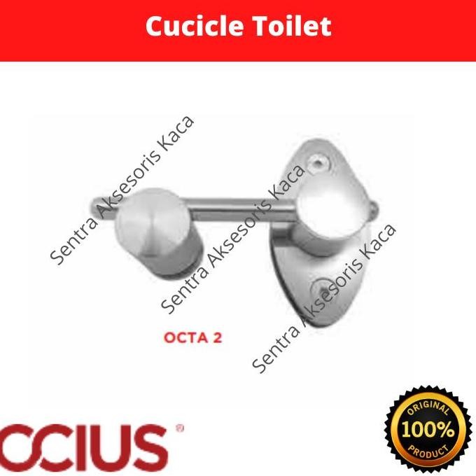 Cubicle Toilet Ocius/Kunci Pintu Kamar Mandi - Octa 2