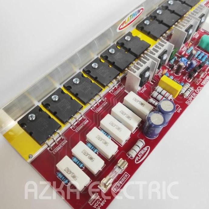Kit Power Amplifier SOCL Super OCL Mono 1000W Plus TR Toshiba