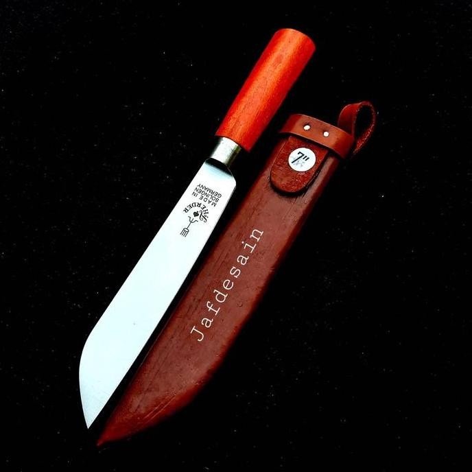 Pisau Cap Garpu Asli Potong Daging Sembelih Herder Solingen Jerman 7"