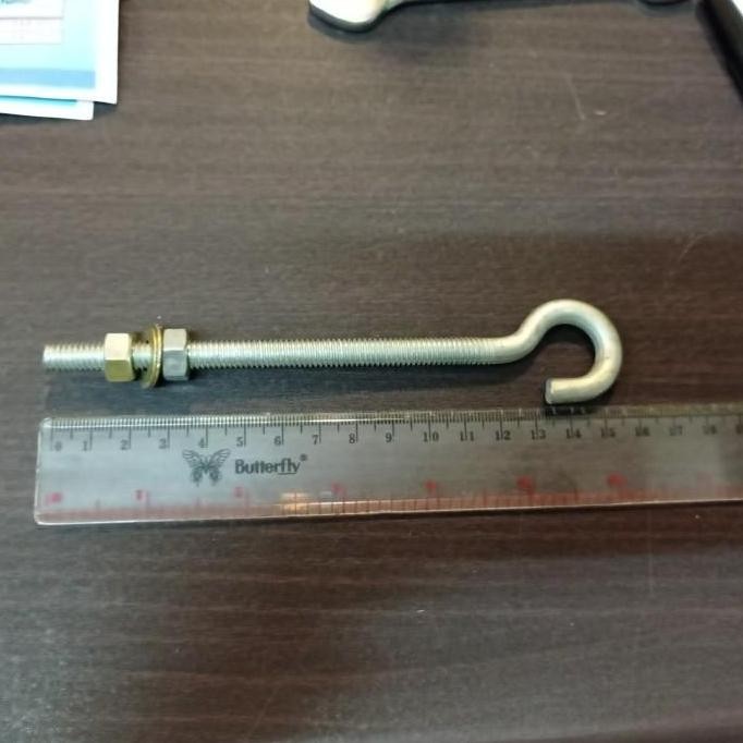 Promo Gantungan Hook Bolt Galvanis 8Mm150Mm Cod
