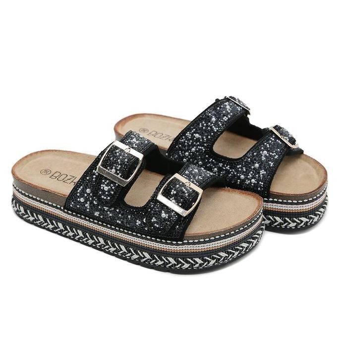 Bozka New Arrival Sandal Wanita Wedges Le200