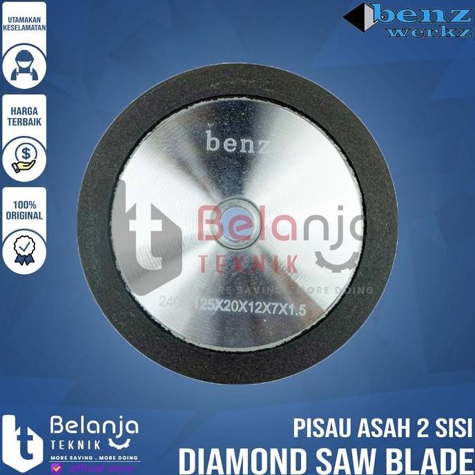 Benz Diamond Saw Blade 5" Inch Pisau Asah 2 Sisi Asahan Pisau Serut 5