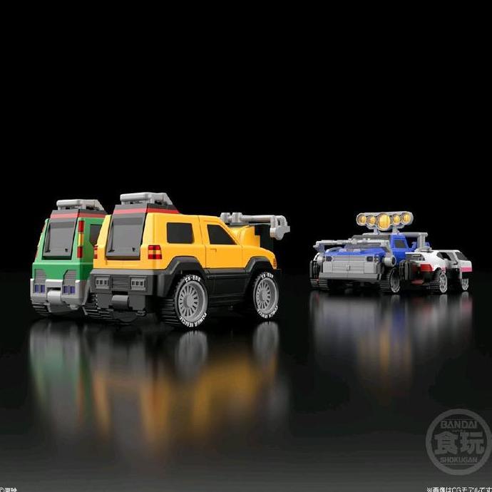 SMP RV ROBO Gekiso Sentai Carranger BANDAI SHOKUGAN MODELING PROJECT