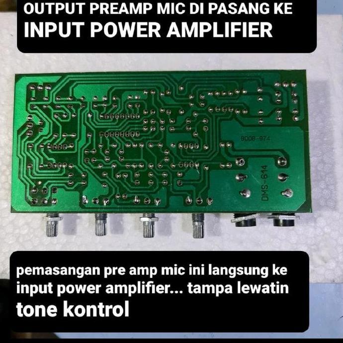 DMS 614 KIT PCB MODULE MODUL PENGUAT AUDIO MIC ECHO DIGITAL ECHO REPEATER DMS 614 PLATINUM MIC MICRO