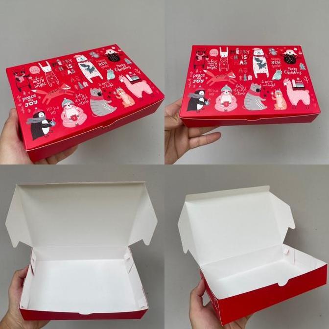dBest- Box Egg Tart Natal Sekat 6 Dus Kemasan Fruitpie Bakpao Kue Klappertart