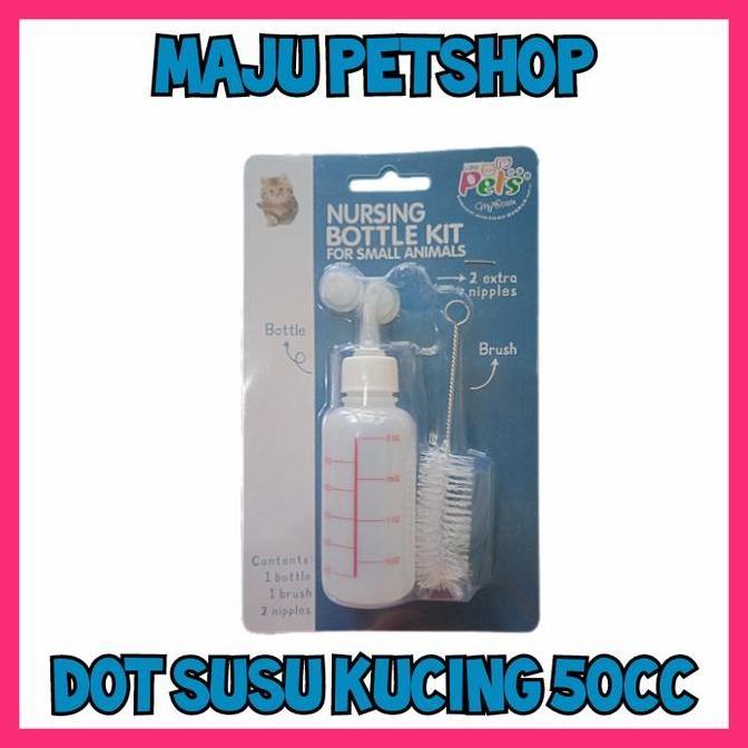 Meow- Dot Bayi Kucing/Anjing Nursing Bottle Kit Dot Susu Baby Cat Milk Dot