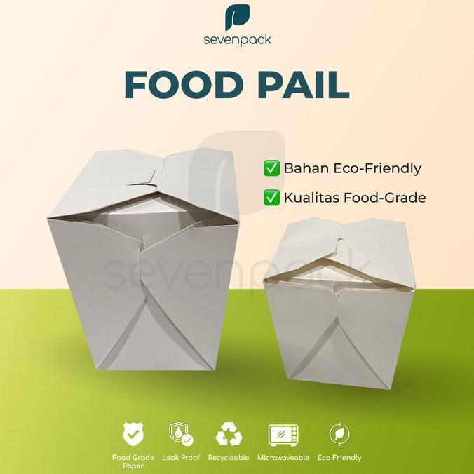 dBest- Food Pail / Rice Box Size S (Food Grade Paper) Dus Makanan