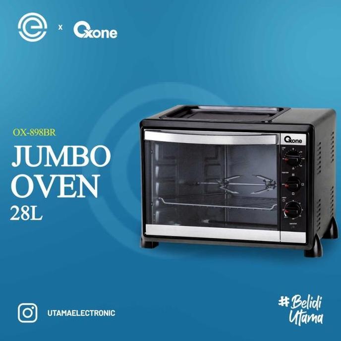 Oxone Oven Jumbo 28 Liter Ox-898Br
