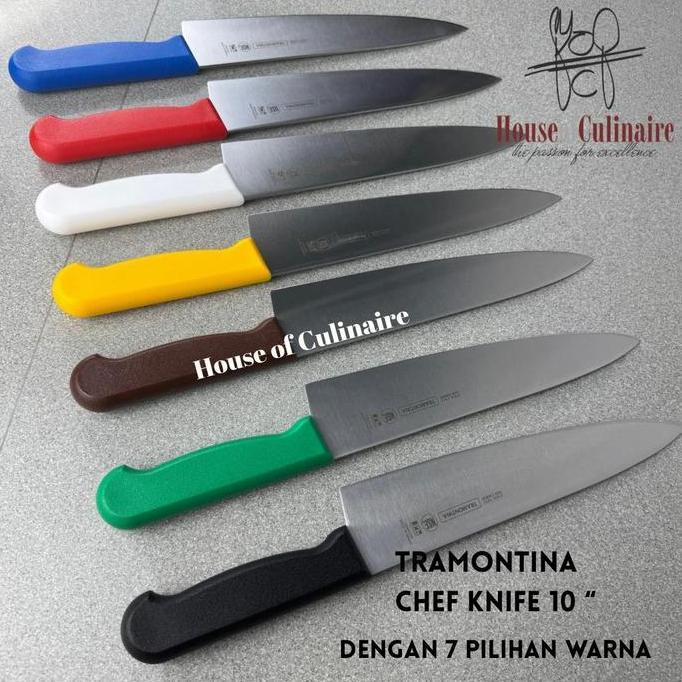 Pilihan - Tramontina Chef Knife 10" Professional Master 10 Inch Chef Meat Knife