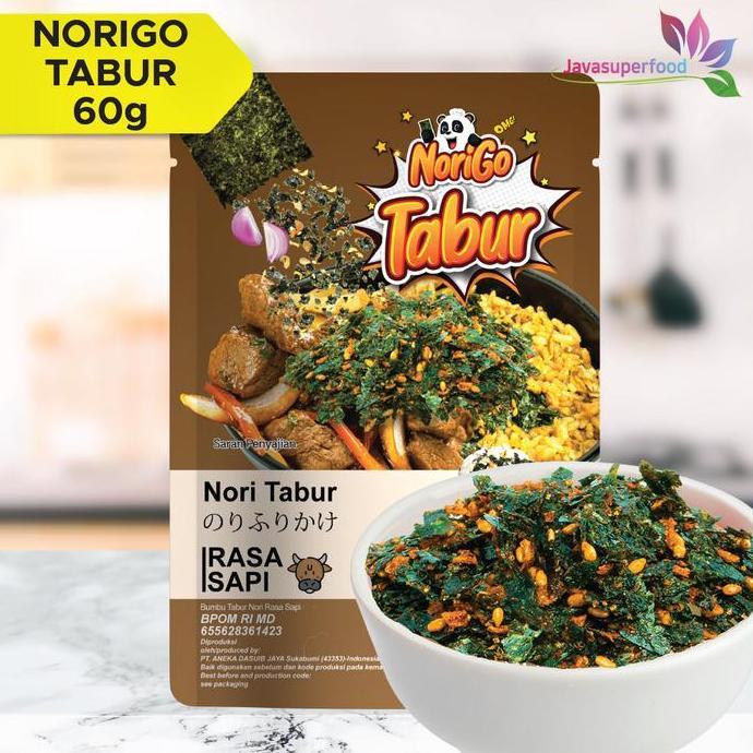 Snack- N Tabur Rumput Laut Panggang - Rasa Sapi- 60G