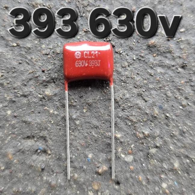 ( 393 630V )  630V393J CL21 630V 393J 393 393K 393J 39 NANO NF 39NF 400V 450V 400 450 V VOLT KAPASIT