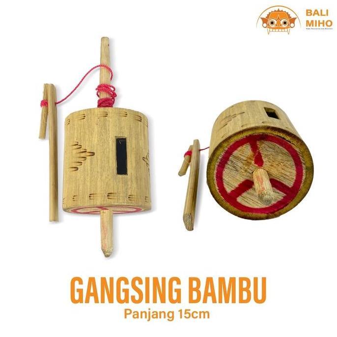 Ready oke] Gangsing Bambu Tradisional - Gangsing Kayu - Gangsing Dulu - Gangsing Anak