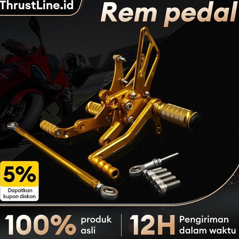 ThrustLine FOTSTEP RX KING CROM SE DUDUKAN STEP Footstep Step Pijakan Kaki Motor Foot step Belakang 