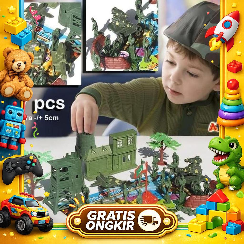 Mainan Tentara Set Ww2 Mainan Perang Perangan Mainan Tentara Miniatur Tentara Mainan Tentara Mainan 