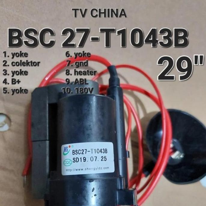 BSC27-T1043B BSC27-T1043 BSC 27-T1043B BSC27-1043 T1043 1043B TV 29