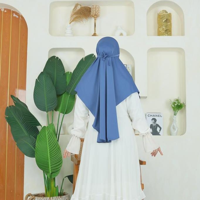 Scarf- Snd Hijab - Shafiyah Dagu Tali Size L Xl Xxl |Khimar Dagu Malay Tali Hijab Oval Syari Jersey