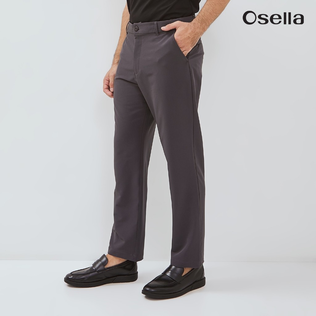 Osella Axel Stretch Straight-Fit Trousers 22 | Celana Panjang Pria