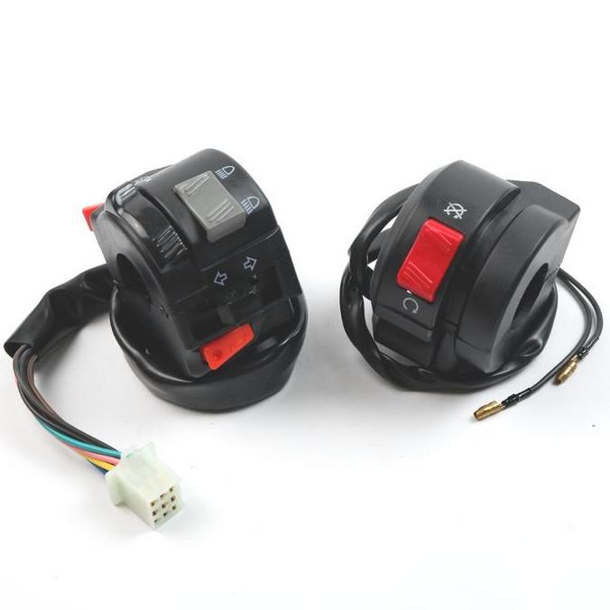 DF380 - Saklar Holder Set Kiri Kanan 3KA Yamaha RX KING / Saklar Satu Set Yamaha RX KING - 3KA