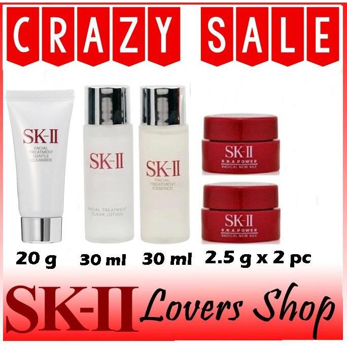 Sk-Ii/Sk2/Skii/Sk Ii Trial Size Fte + Rna + Clear Lotion + Cleanser