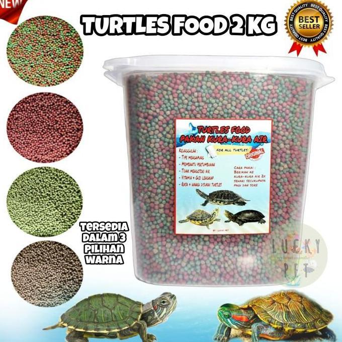 Deepanim- Kg Makanan Kura Kura Air Res Brazil Ambon Dada Merah Bulus Pelet Kura