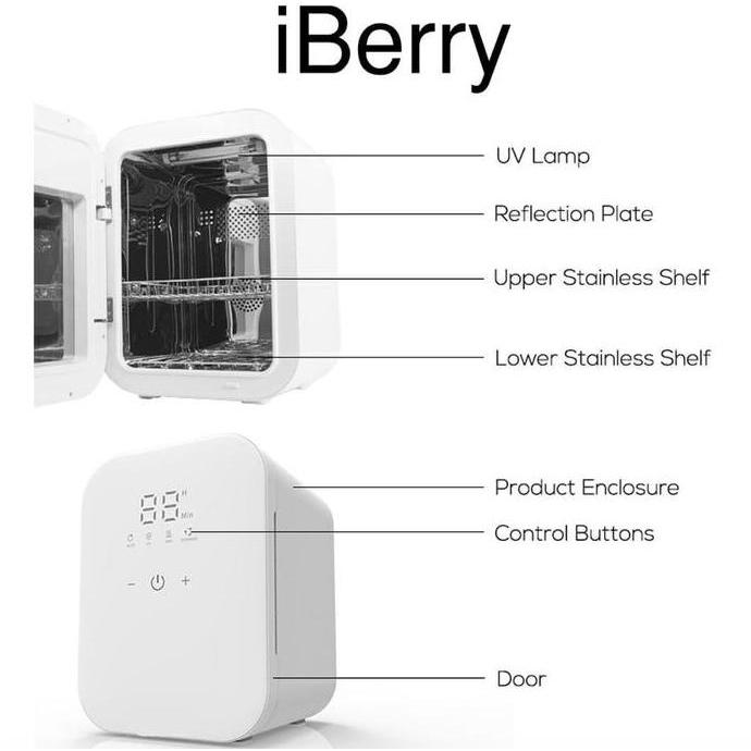 iBerry LS-BE-705 Sterilizer & Dryer - UV Sterilisasi Botol Susu Bayi dan Peralatan Makan