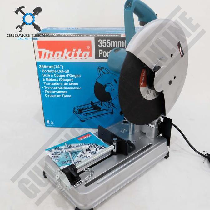 NIKIFOROV Mesin Cut Off 14" MAKITA 2414NB / Mesin Potong Besi Hollow Siku 14 Inch Makita  Cut Off Ma