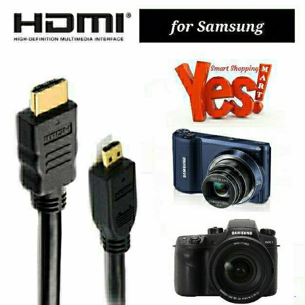 Kabel HDMI Samsung Camera EX1 HZ50W MV900F NX1 PL170 ST700 TL500 WB750