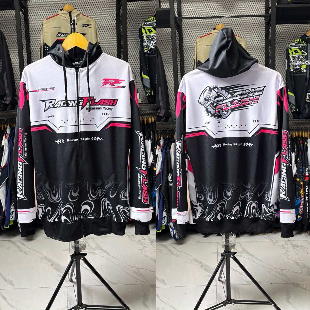 JAKET RACING FLASH/JAKET RACING MOTIF /JAKET RACING SIZE M L XL XXL