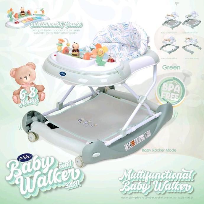 Baby Walker Pliko 3289 T/Alat Bantu Jalan Bayi