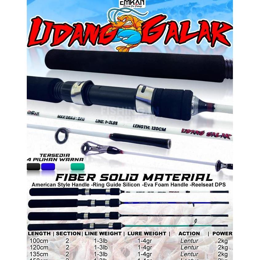 COD JORAN PANCING ULTRALIGHT UL UDANG GALAK FIBER SOLID MURAH