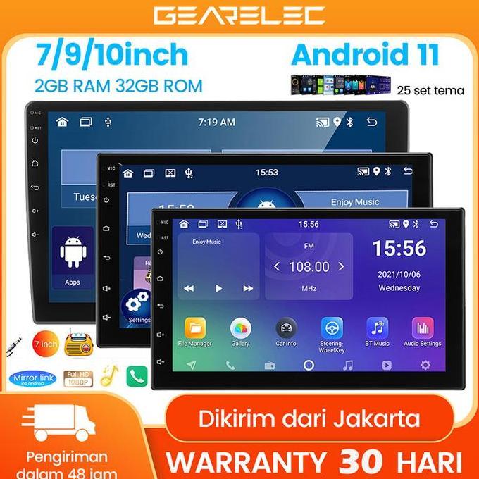 Head Unit Double Din Dhd 7 9 10 Inch Universal Gps Bluetooth Wifi