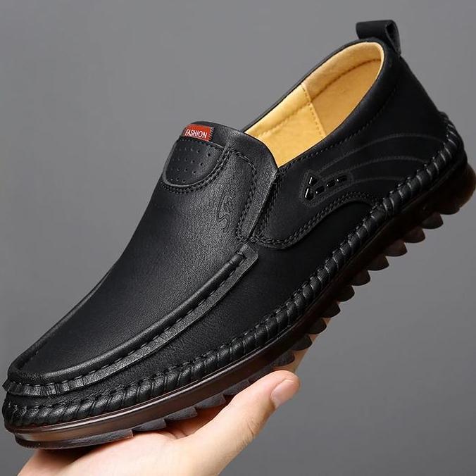 Vanto- Pamate Sepatu Pria Kulit Style Bisnis Santai Bahan Berkualitas Tinggi Cocok Semua Acara Ootd 