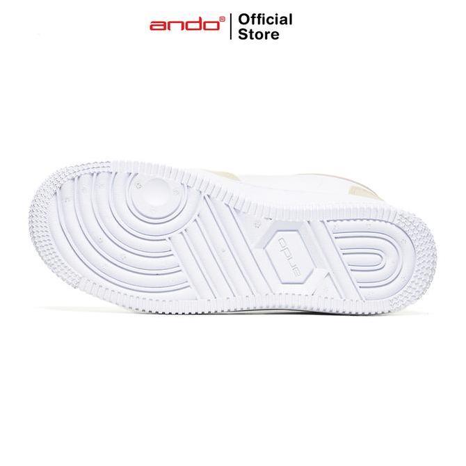 Kasho- Ando Sepatu Sneakers Tricks Pria Desa - Putih/Krem/Biru Langit