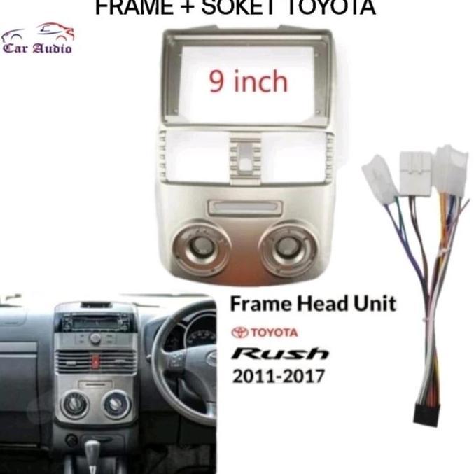 Frame Rush / Terios 9 Inch Frame Android Rush Terios 2012 - 2017